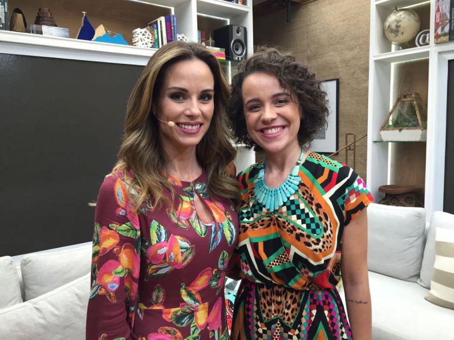 Ana Furtado e Sammia Ferreira no É de Casa da TV Globo