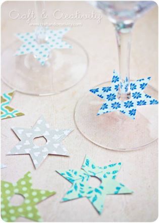Faça você mesmo tutorial DIY marcadores de taças para decoração do seu casamento