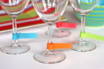 Faça você mesmo tutorial DIY marcadores de taças para decoração do seu casamento